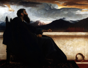 Lord Frederic Leighton, David at Rest, Painting on canvas