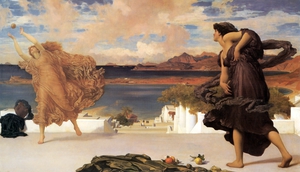 Reproduction oil paintings - Lord Frederic Leighton - Greek Girls Playing at Ball