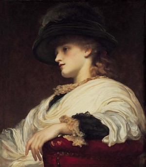 Lord Frederic Leighton, Phoebe, Painting on canvas