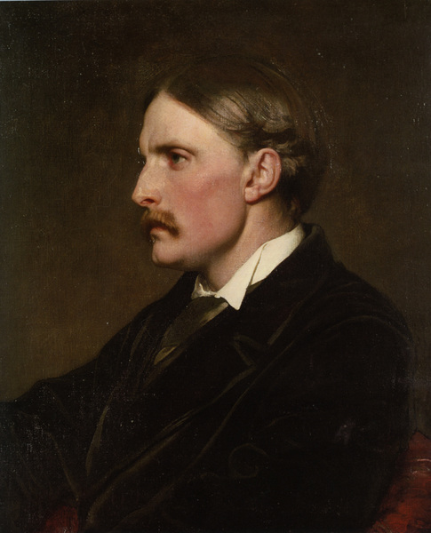 Portrait of Henry Evans. The painting by Lord Frederic Leighton