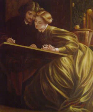 Lord Frederic Leighton, The Artist's Honeymoon, Painting on canvas