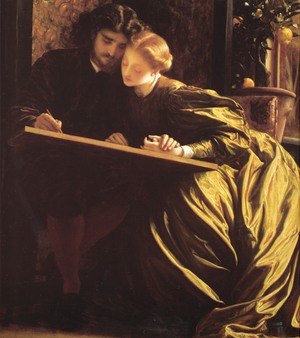 Lord Frederic Leighton, The Painter's Honeymoon, Painting on canvas