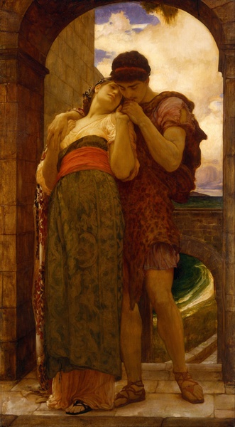 The Wedded. The painting by Lord Frederic Leighton