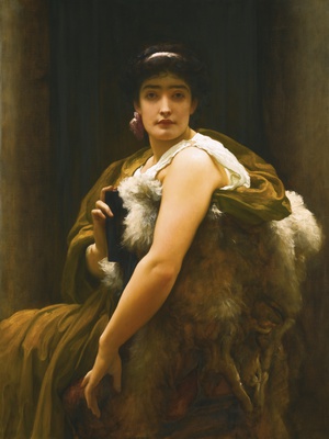 Lord Frederic Leighton, Twixt Hope and Fear, Painting on canvas