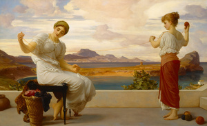 Lord Frederic Leighton, Winding the Skein, Painting on canvas