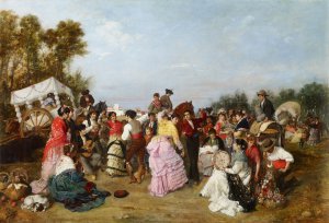 Famous paintings of Men and Women: At the Torrijos Pilgrimage