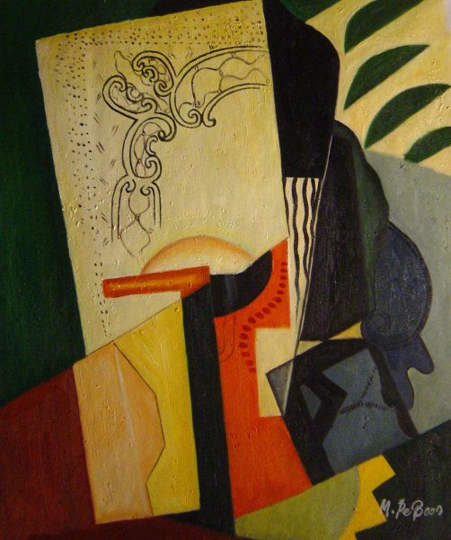 Composition Cubism. The painting by Maria Blanchard