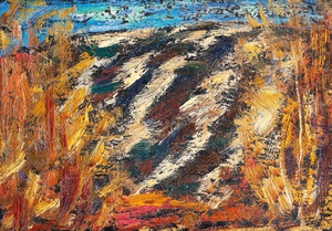 Famous paintings of Abstract: A Landscape No. 17