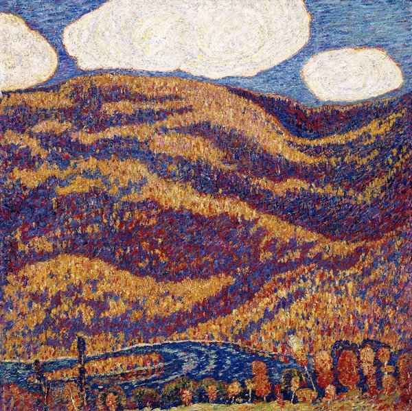 Carnival of Autumn. The painting by Marsden Hartley