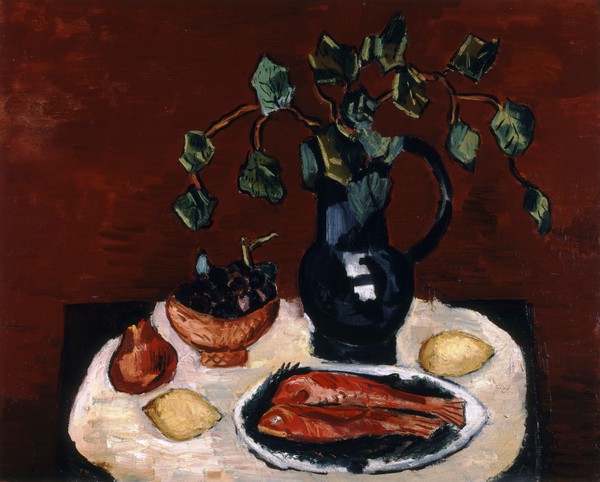 New England Still Life. The painting by Marsden Hartley