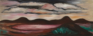 Marsden Hartley, New Mexico Recollection, Painting on canvas