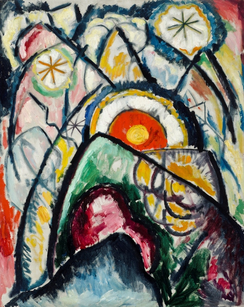 Painting Number One. The painting by Marsden Hartley