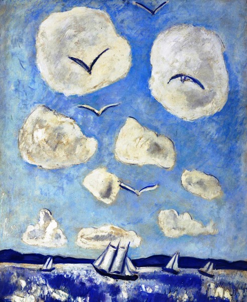 The Birds of the Bagaduce. The painting by Marsden Hartley