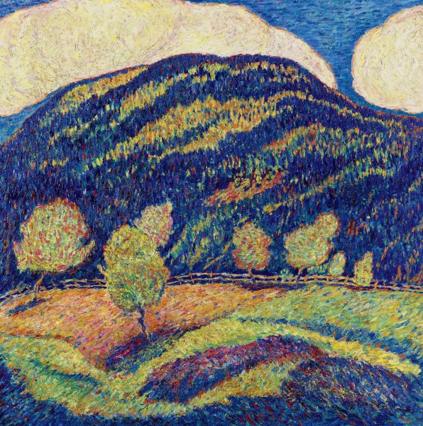 The Silence of High Noon. The painting by Marsden Hartley