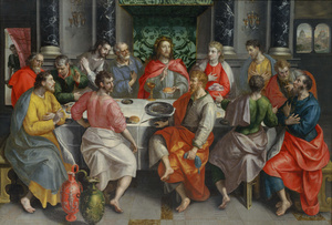 Marten de Vos, The Last Supper, Painting on canvas