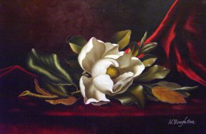Reproduction oil paintings - Martin Johnson Heade - A Magnolia Blossom