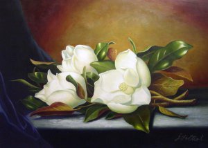 Giant Magnolias, Martin Johnson Heade, Art Paintings
