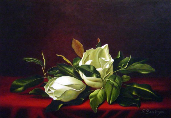 Magnoliae Grandiflorae. The painting by Martin Johnson Heade