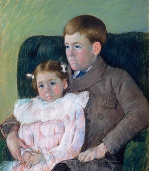 Famous paintings of Children: Gardner and Ellen Mary Cassatt