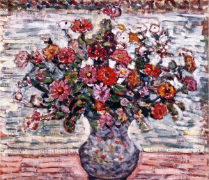 Maurice Prendergast, Flowers in a Vase, Art Reproduction