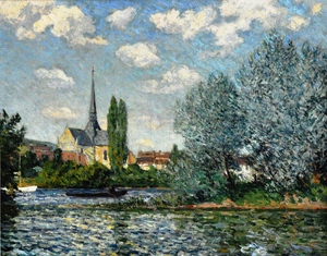 Maxime Maufra, Church of Petit-Andelys (France), Art Reproduction