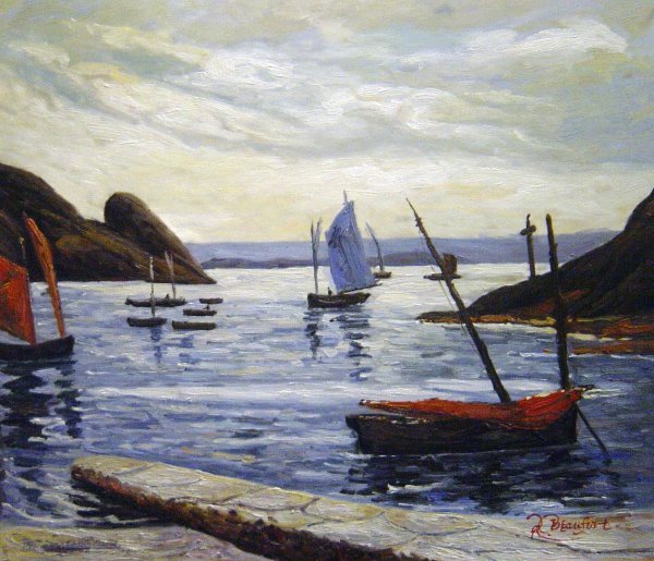 Ile De Brehat. The painting by Maxime Maufra