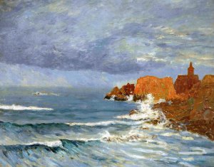 Maxime Maufra, Red Rocks, Painting on canvas