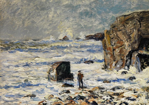 Stranger on the Breton Coast. The painting by Maxime Maufra