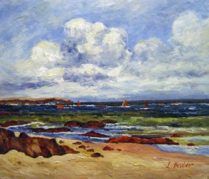 Maxime Maufra, The Coast At Fort Penthievre, Quiberon Peninsula, Painting on canvas