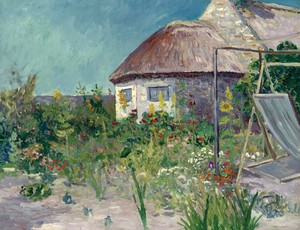 Maxime Maufra, The Studio and the Artist`s House at Kervaudu, Painting on canvas