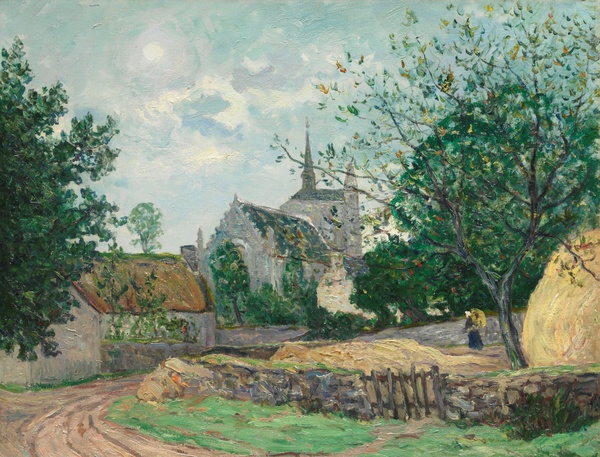 The Village of Saint-Avoye (Morbihan). The painting by Maxime Maufra