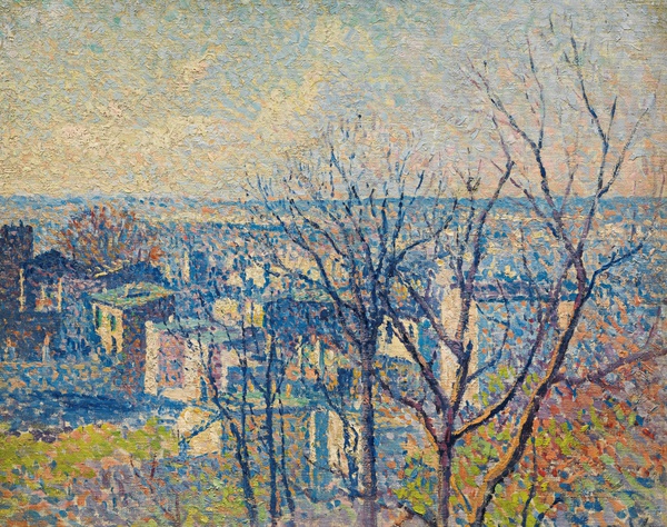 Montmartre, 1895. The painting by Maximilien Luce