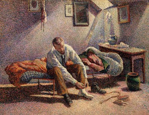 Famous paintings of House Scenes: Morning Interior, 1890
