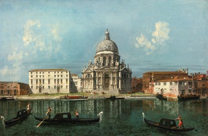 Reproduction oil paintings - Michele Marieschi - Santa Maria della Salute, Venice, as seen from the Grand Canal