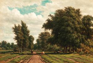 Reproduction oil paintings - Mikhail Clodt - Summer Landscape