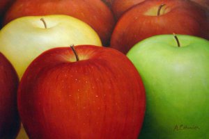 Our Originals, Mixed Apples, Painting on canvas