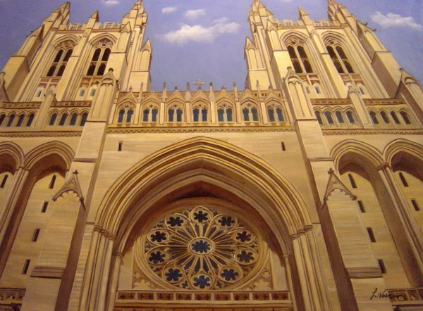 National Cathedral. The painting by Our Originals