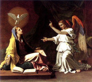 Reproduction oil paintings - Nicolas Poussin - Annunciation