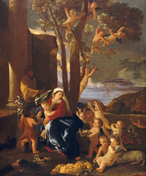 Reproduction oil paintings - Nicolas Poussin - The Rest on the Flight into Egypt