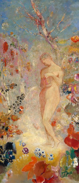 Odilon Redon, A View of Pandora, Painting on canvas