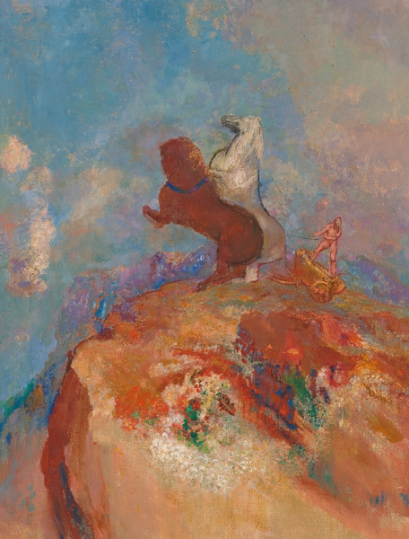 Apollo . The painting by Odilon Redon