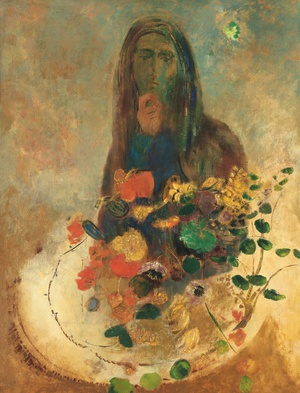Odilon Redon, Mystery, Painting on canvas