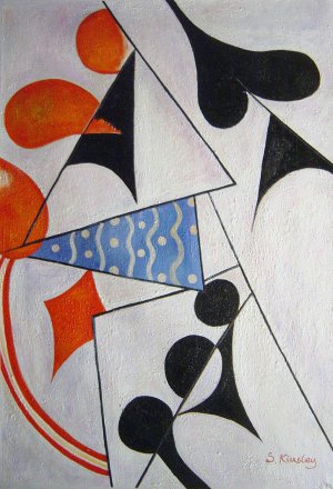 Olga Rozanova, Four Aces, Painting on canvas