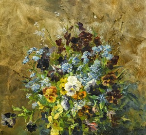 Olga Wisinger-Florian, Spring Bouquet, Painting on canvas