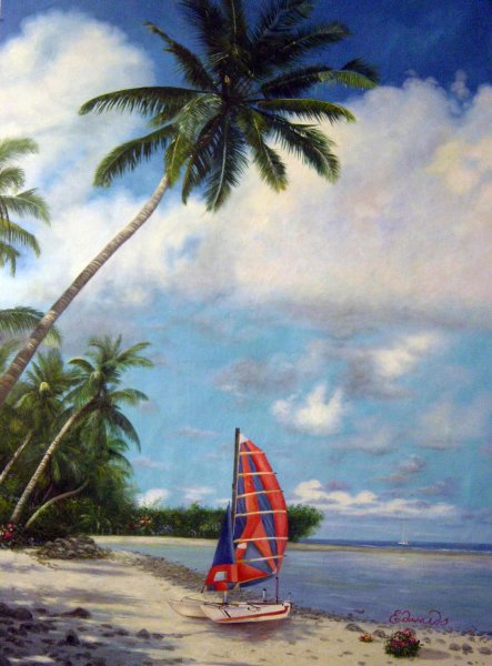Paradise Is Calling. The painting by Our Originals