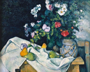 A Still Life with Flowers and Fruit