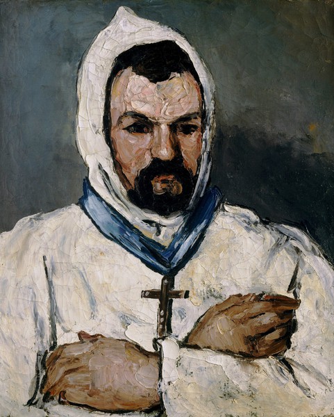 Antoine Dominique Sauveur Aubert, the Artist's Uncle, as a Monk. The painting by Paul Cezanne