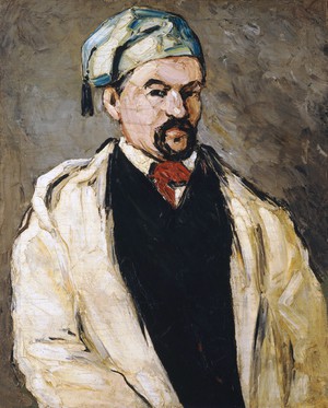 Paul Cezanne, Antoine Dominique Sauveur Aubert, the Artist's Uncle, Painting on canvas