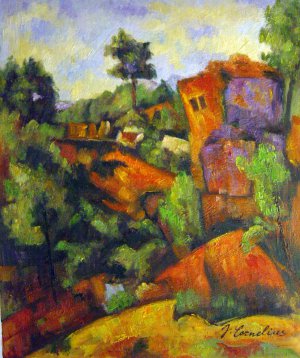 Reproduction oil paintings - Paul Cezanne - Canyon Of Bibemus