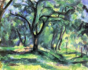 Paul Cezanne, Forest, Painting on canvas